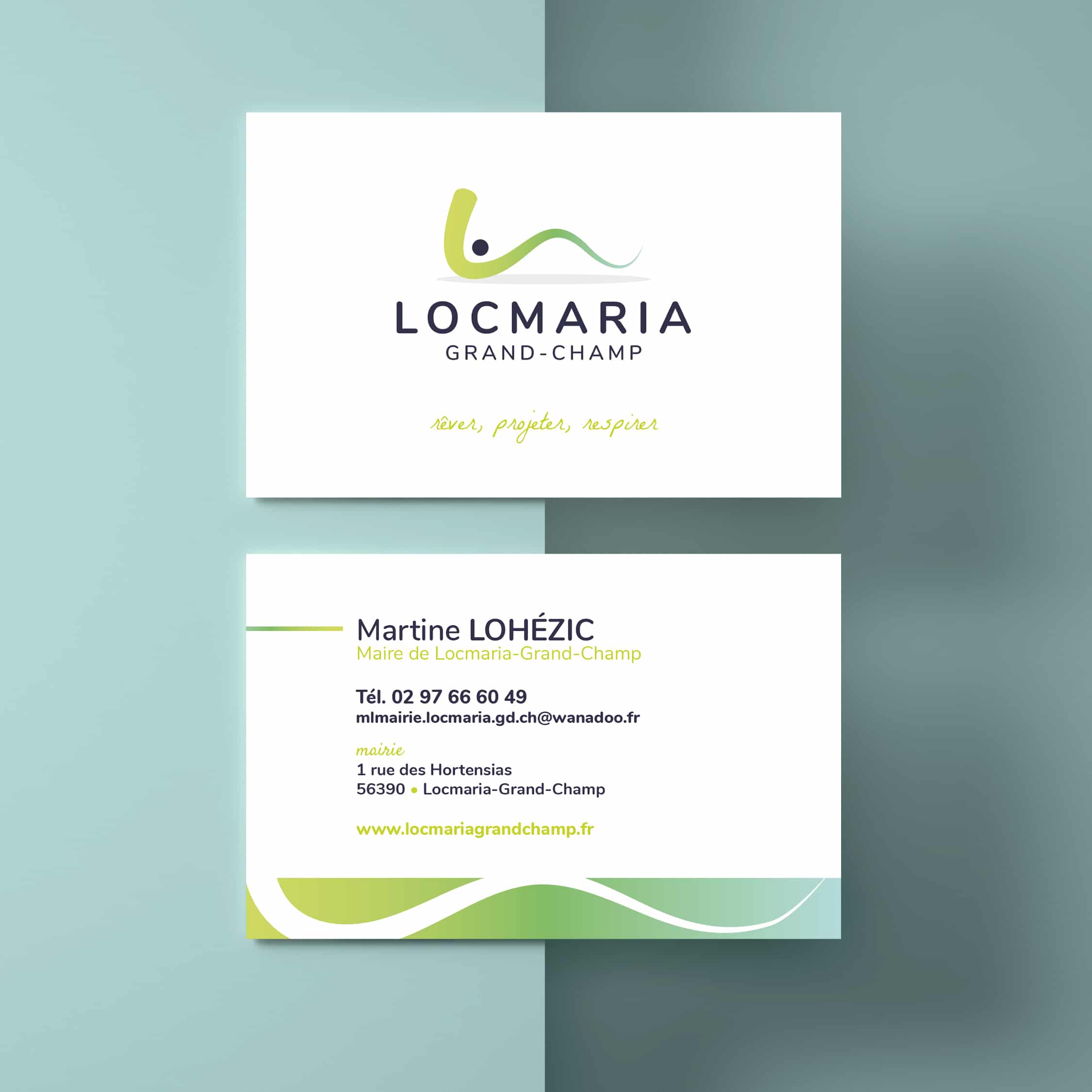 Locmaria-Grand-Champ carte de visite