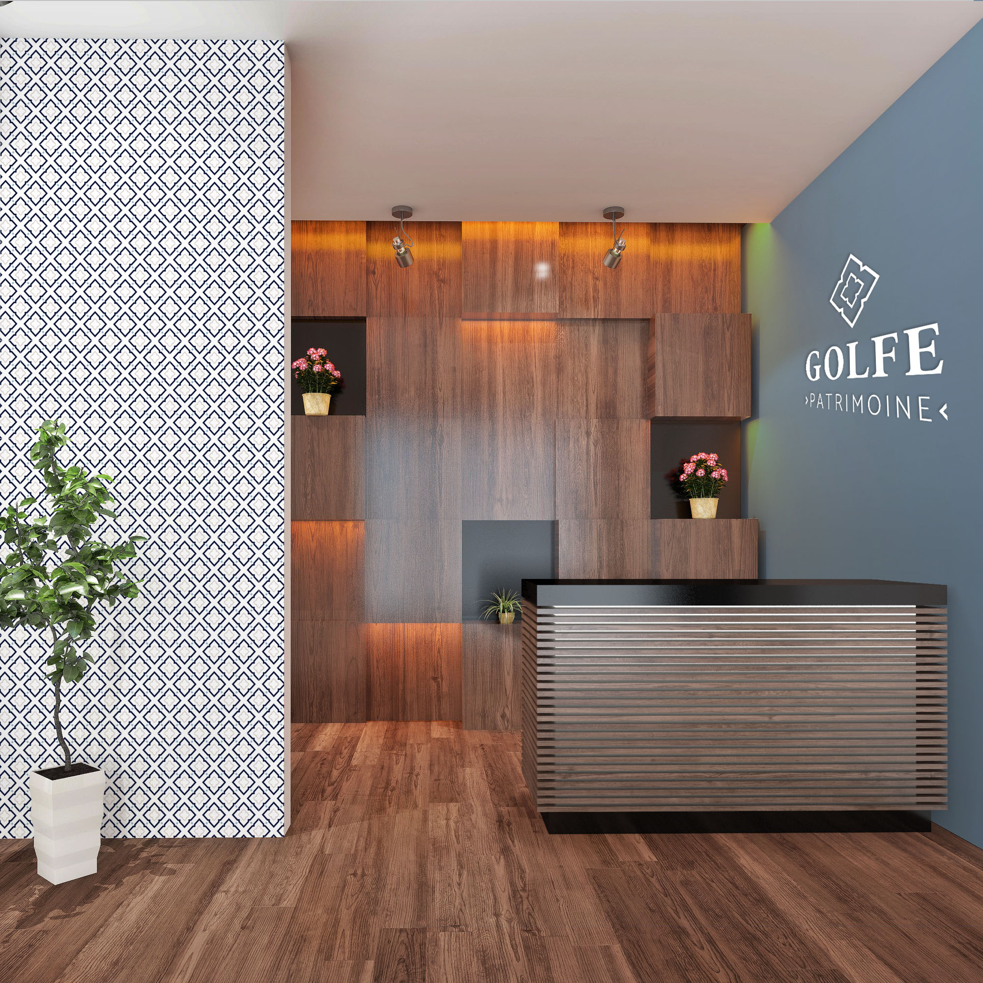 Intérieur boutique Golfe Patrimoine
