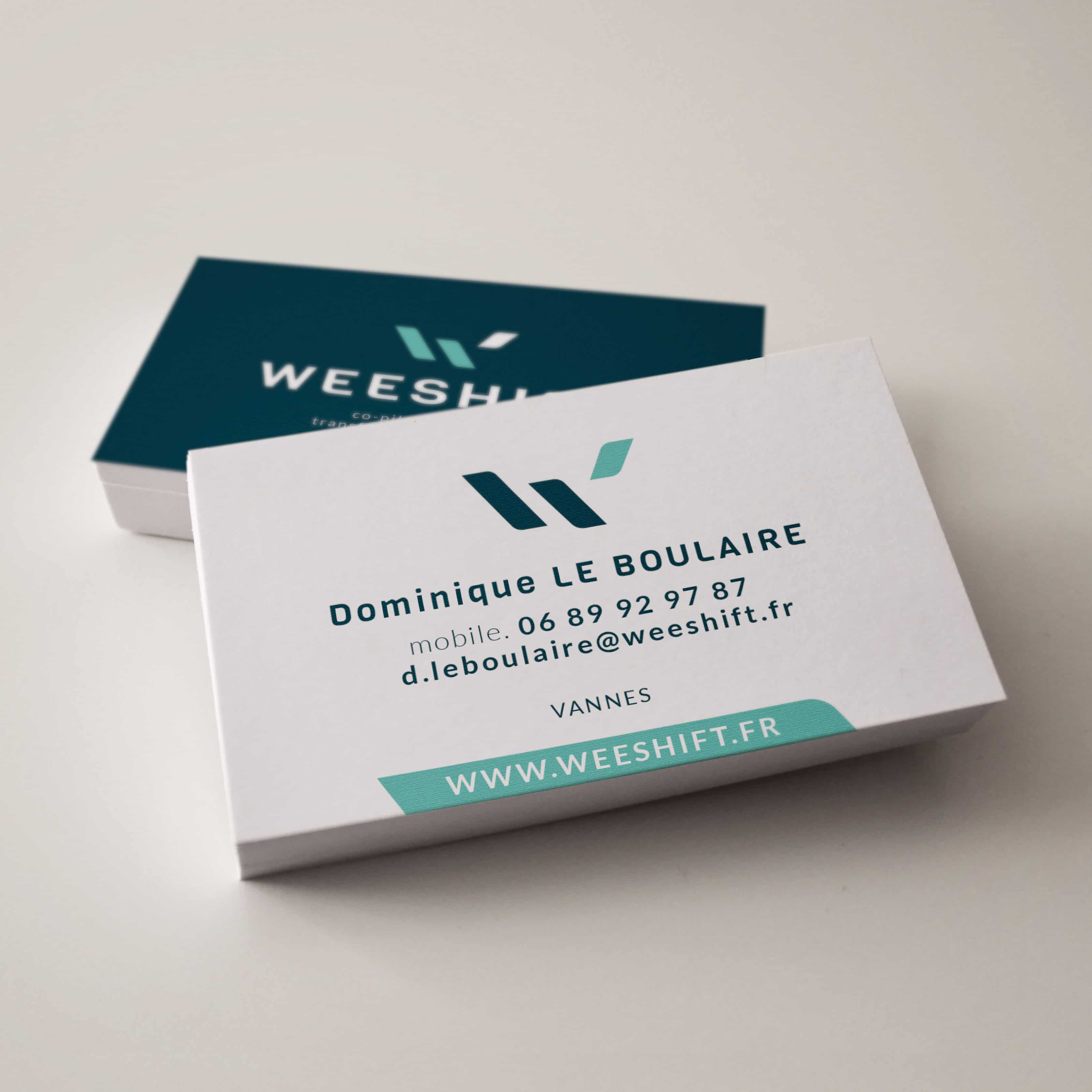 Weeshift carte de visite