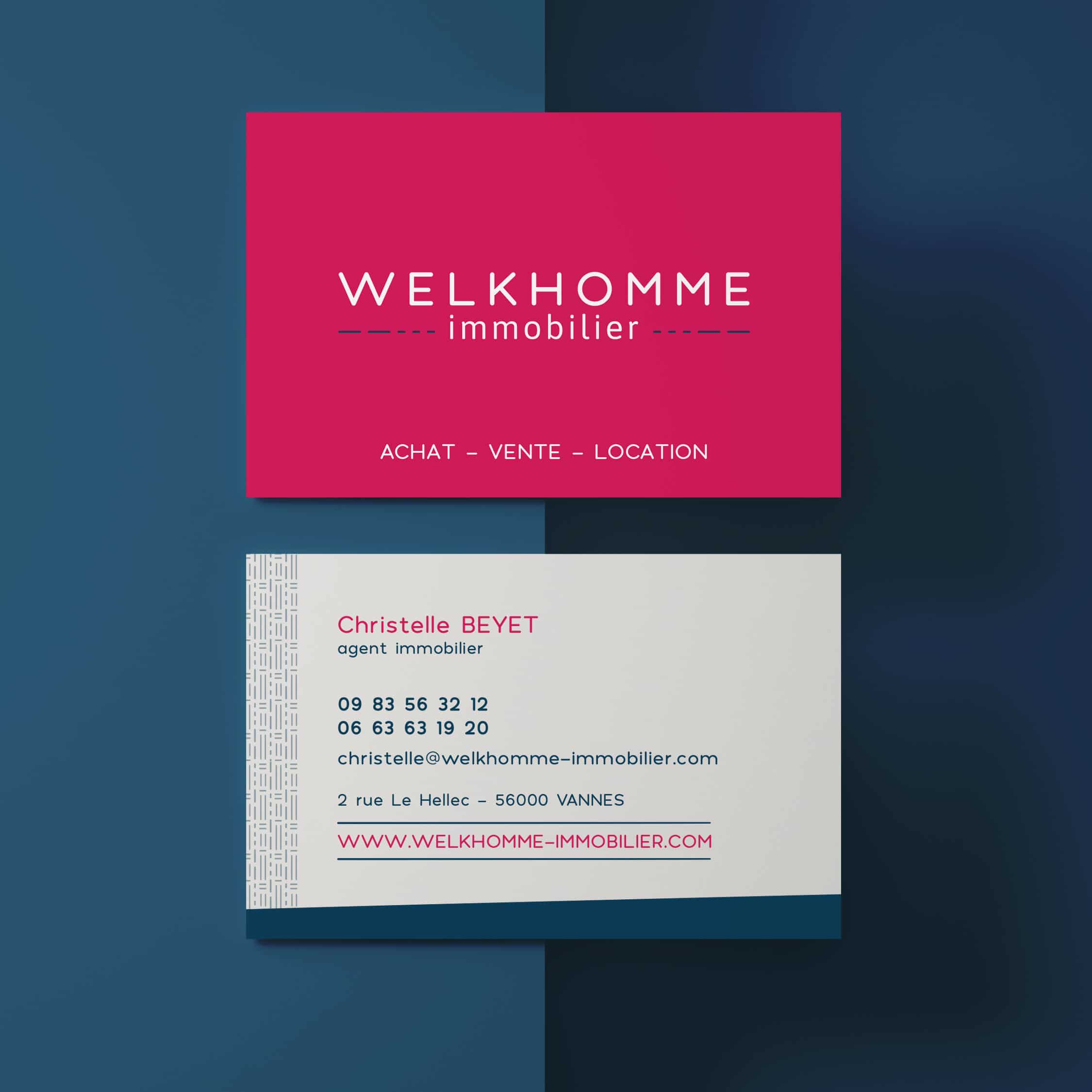Carte de visite Welkhomme