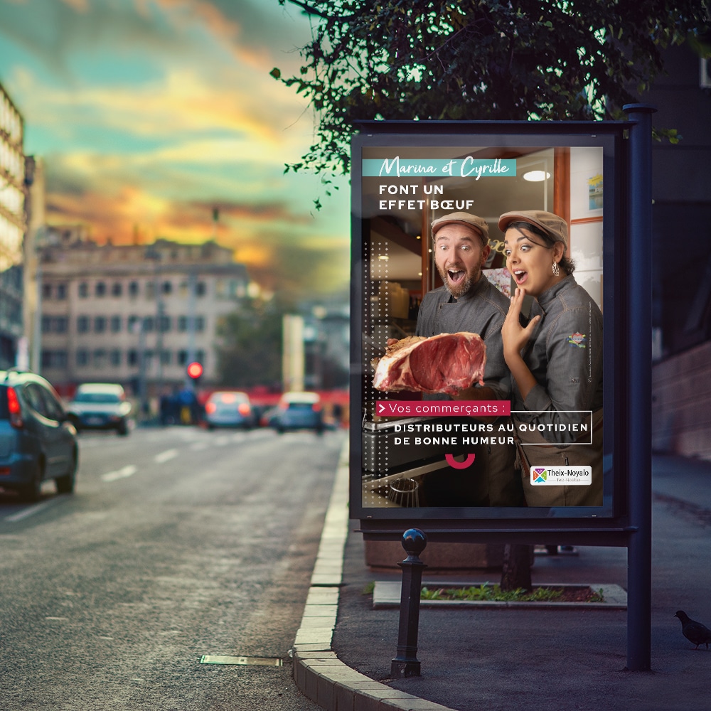 Affichage urbain Theix Noyalo