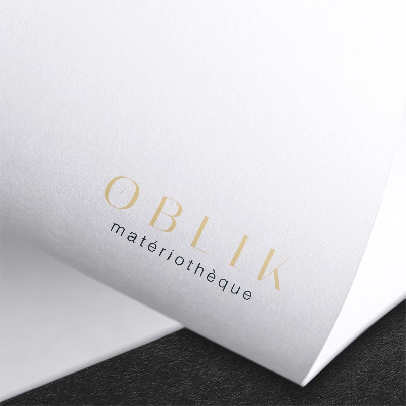 Oblik - matériothèque - Auray - logo