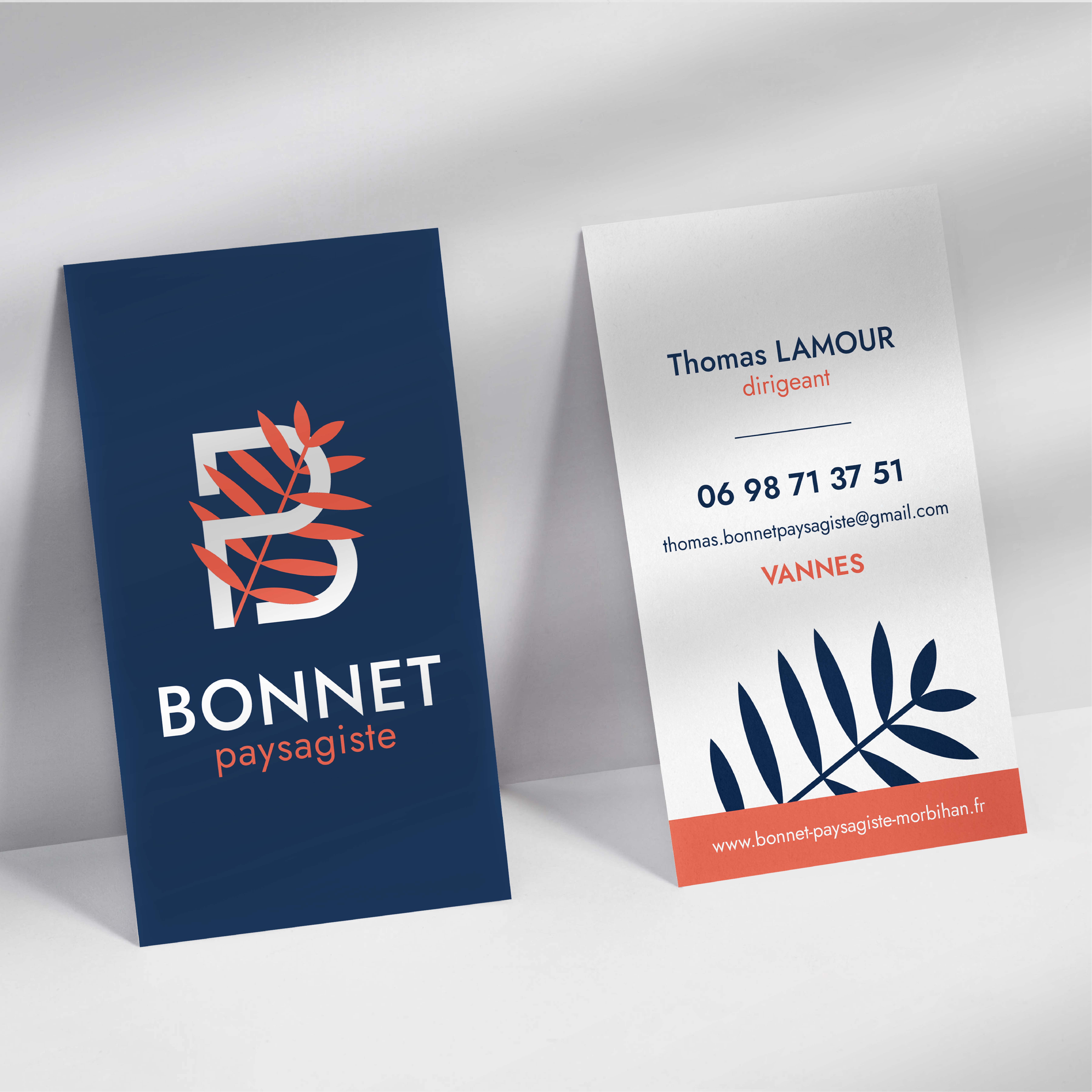 Carte de visite bonnet Paysagiste