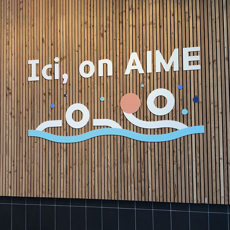 Signalétique intérieure tri'Eau