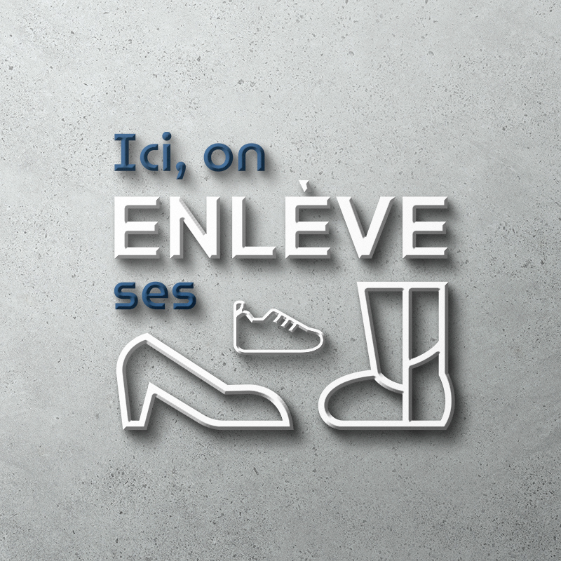 Signalétique intérieure tri'Eau