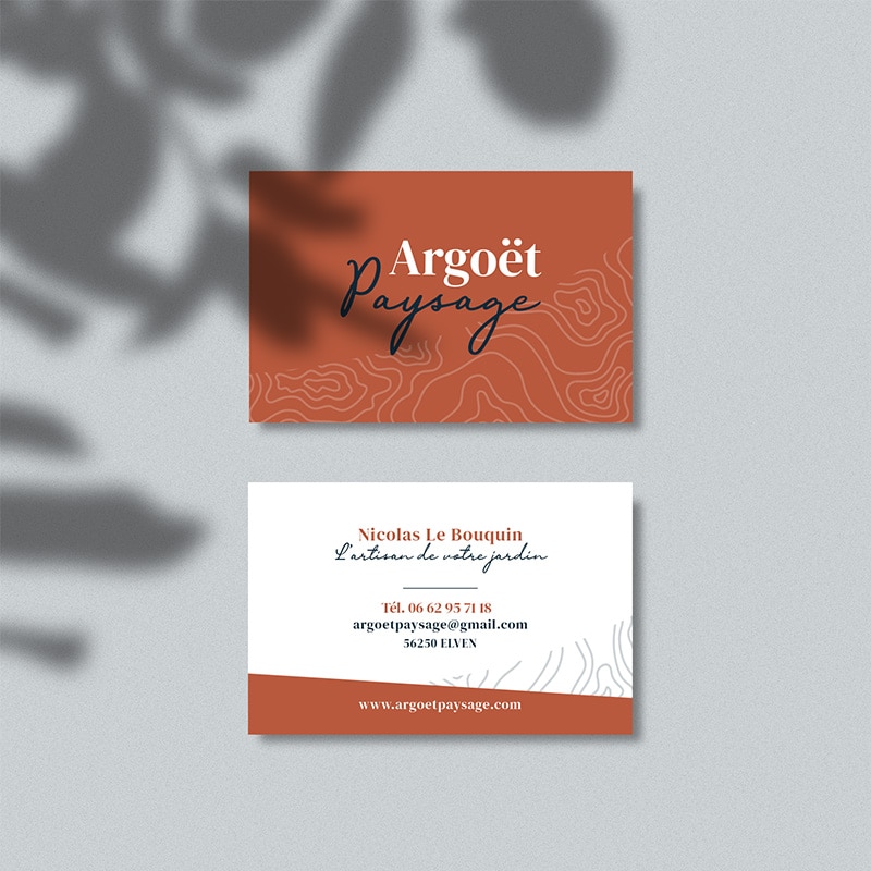 Carte de visite Argoët Paysage