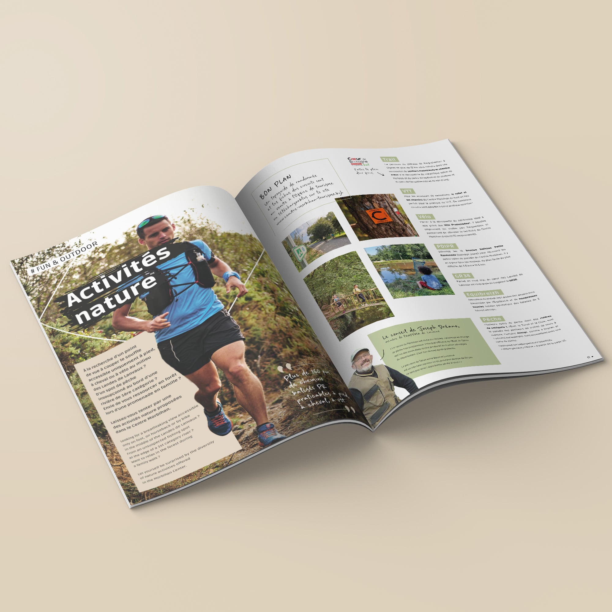 Magazine touristique centre Morbihan
