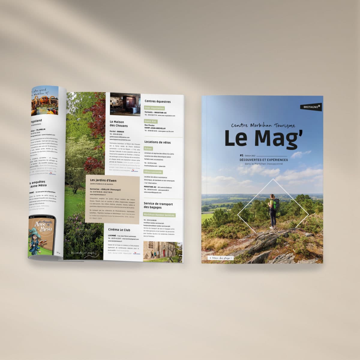 Magazine touristique centre Morbihan